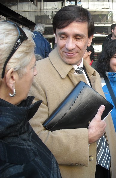 Matías Bagnato, Marta Canillas, Isabel Yaconis, Elvira Torres, Silvia Irigaray, Silvia Fredes y Viviam Perrone, de la Asociación Civil Madres del Dolor (2017).